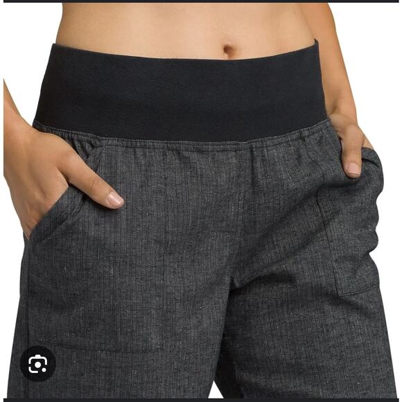 Prana Mantra Pant Wide Leg Pull On Hemp Blend Outdoors Gorpcore Size Small NEW - Picture 4 of 12